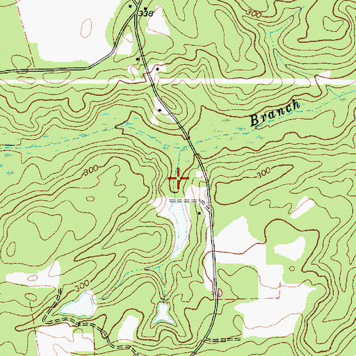 Topographic Map of Gogo Pond Dam D-2507, SC