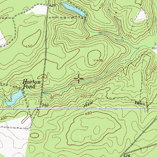 Topographic Map of Dew Fresh Pond Number One Dam D-2509, SC