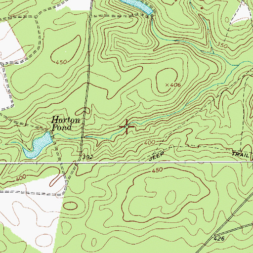 Topographic Map of Dew Fresh Pond Number One, SC