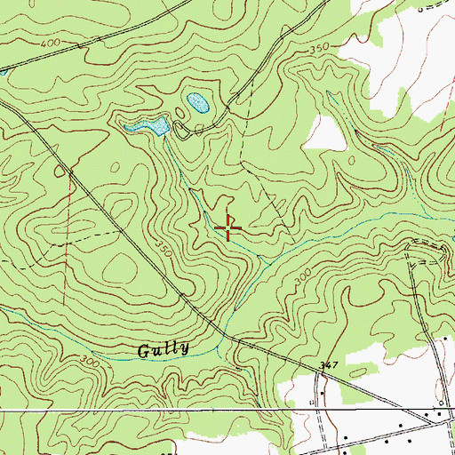 Topographic Map of Dew Fresh Pond Number Two, SC