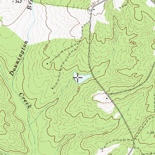 Topographic Map of Wiedemann Pond Dam D-2517, SC