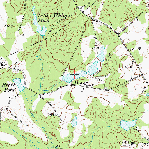 Topographic Map of Cooks Pond, SC