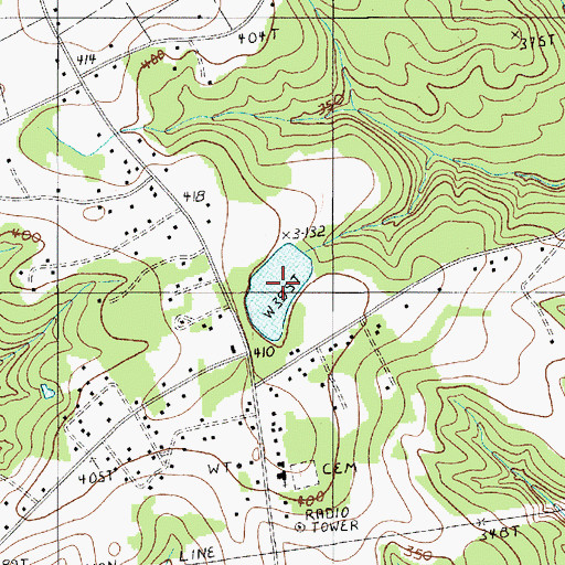 Topographic Map of Susies Pond, SC