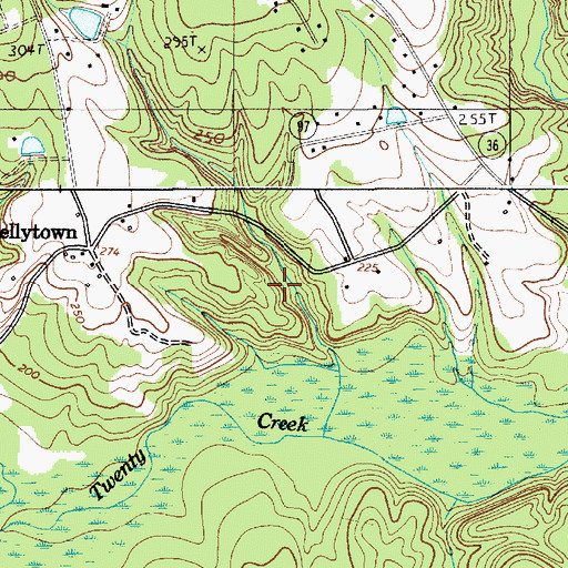 Topographic Map of Stokes Pond Dam D-2543, SC
