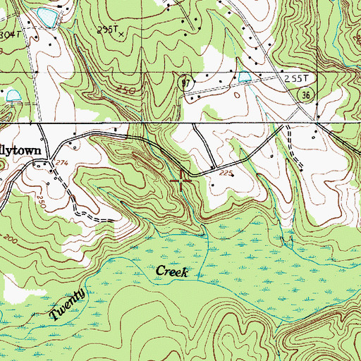 Topographic Map of Stokes Pond, SC