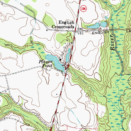 Topographic Map of Players Pond Dam D-1728, SC