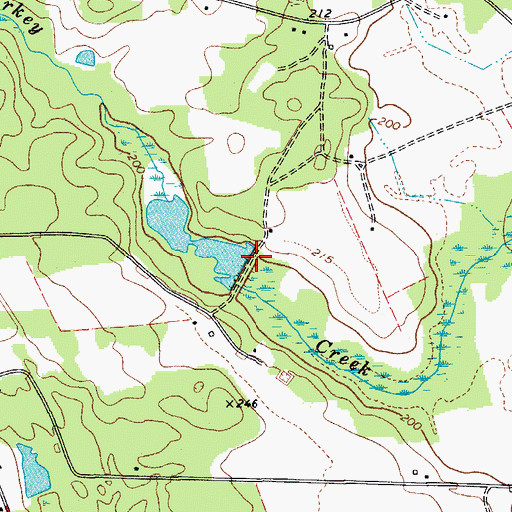 Topographic Map of Sunesac Lake Dam D-2417, SC