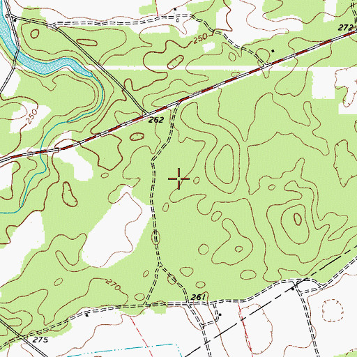 Topographic Map of Hancocks Pond, SC