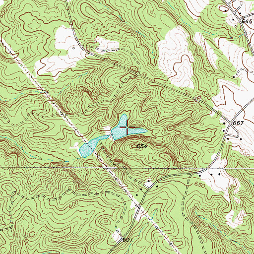 Topographic Map of Turners Pond, SC