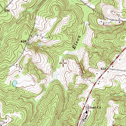 Topographic Map of Jonesville Town Pond Dam D-2161, SC