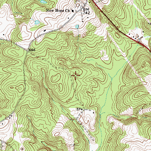 Topographic Map of Bogan Pond Dam D-2304, SC