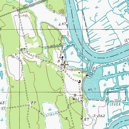 Topographic Map of Snipe Bog Pond Dam D-2935, SC