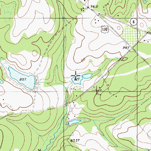 Topographic Map of Griffith Pond Dam D-2679, SC