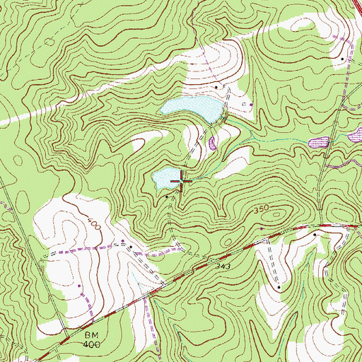 Topographic Map of Hill Number One Pond Dam D-2669, SC