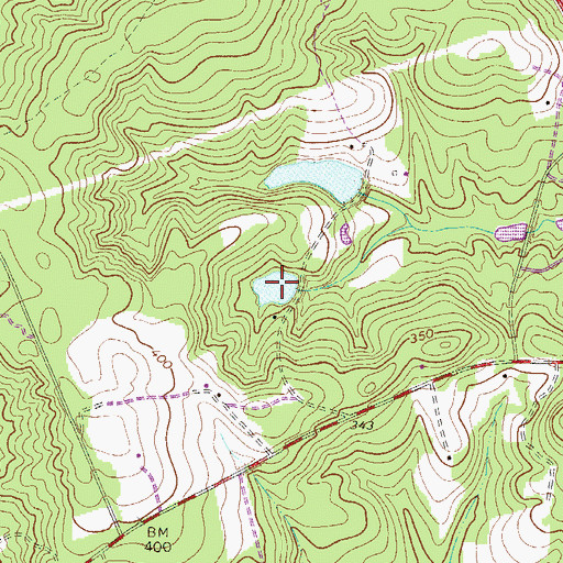 Topographic Map of Hill Number One Pond, SC