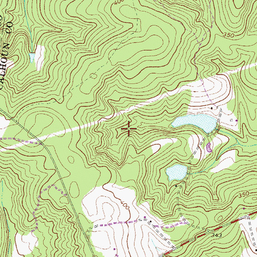 Topographic Map of Hills Number Two Pond Dam D-2667, SC