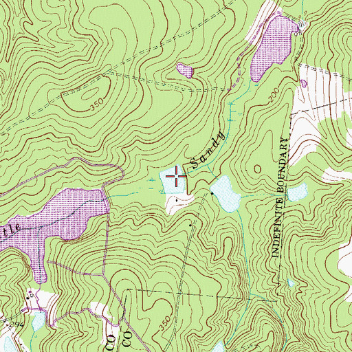 Topographic Map of Sulton Pond, SC