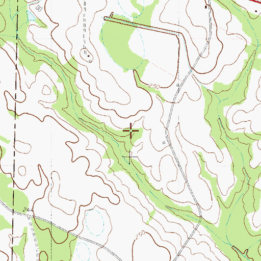 Topographic Map of Browns Pond Dam D-2807, SC