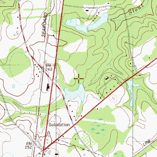 Topographic Map of Guess Pond Dam D-2809, SC