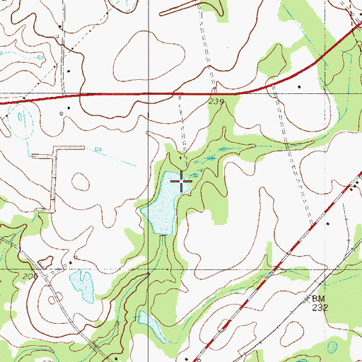 Topographic Map of Turners Pond Dam D-2812, SC