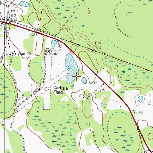 Topographic Map of Tatums Pond Dam D-2823, SC