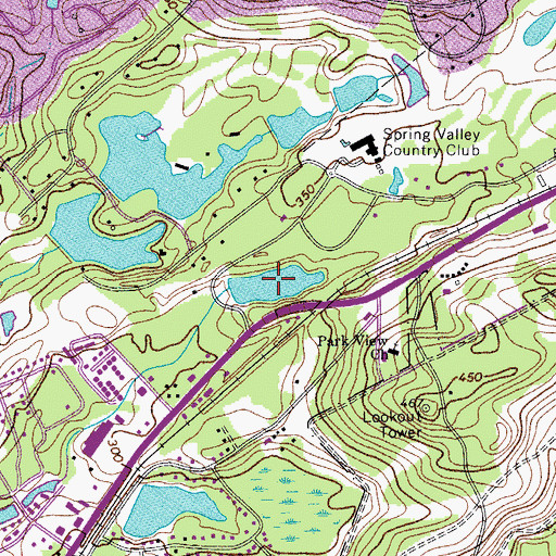 Topographic Map of Entrance Lake, SC
