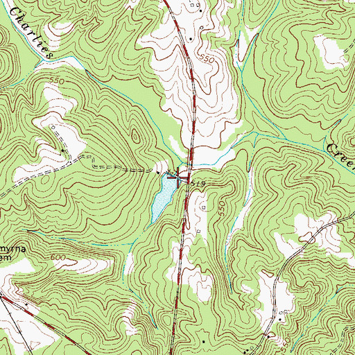 Topographic Map of Paradise Valley Lake Dam D-3029, SC