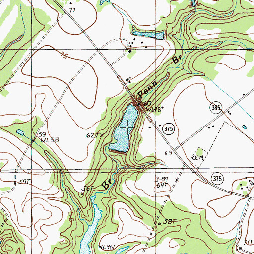 Topographic Map of Webber Pond, SC