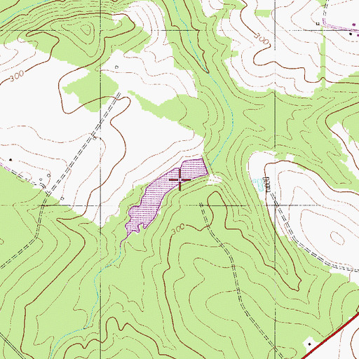 Topographic Map of Jowers Pond Dam D-3048, SC