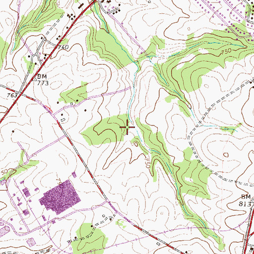 Topographic Map of Dobbins Pond Dam D-3116, SC