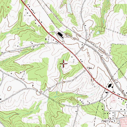 Topographic Map of F Friddle Pond B Dam D-3151, SC