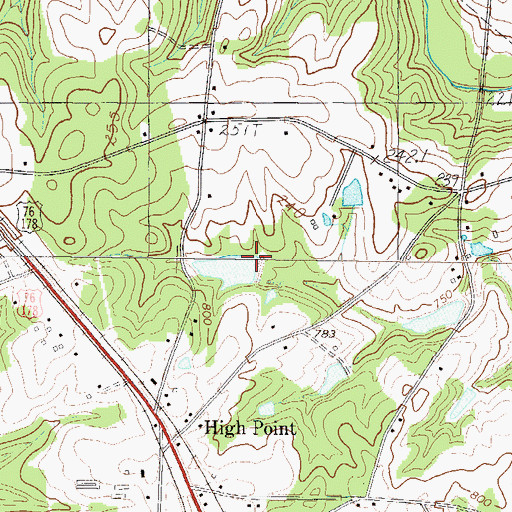 Topographic Map of G Stevens Pond Dam D-3147, SC