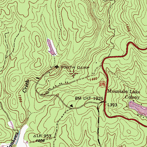 Topographic Map of Methodist Pond Dam D-0044, SC