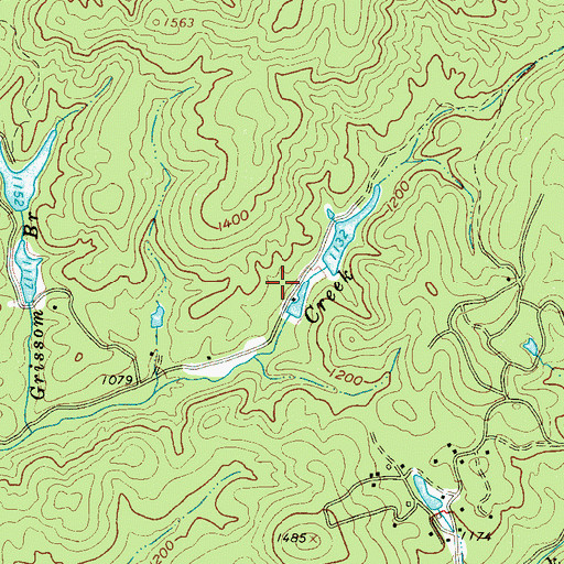 Topographic Map of Rice Pond Dam D-2831, SC