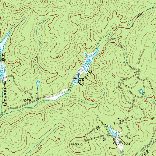Topographic Map of Rice Pond, SC