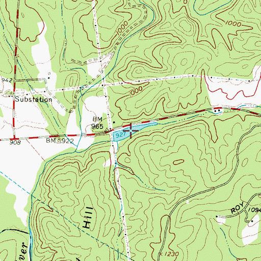 Topographic Map of Timmons Pond, SC