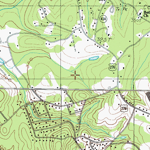 Topographic Map of C Fink Pond Dam D-2217, SC