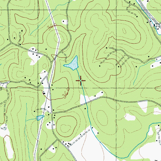 Topographic Map of Stevens Lake Dam D-2837, SC