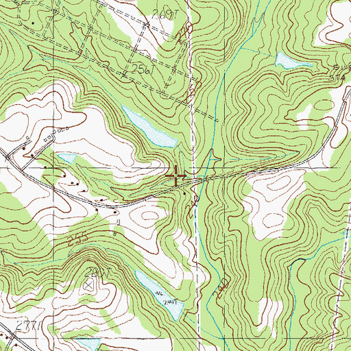 Topographic Map of Garrison Pond Dam D-2844, SC