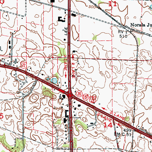 Topographic Map of North Alabama State Fair Park, AL