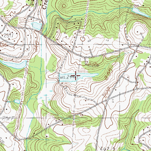 Topographic Map of Prince Lake, SC