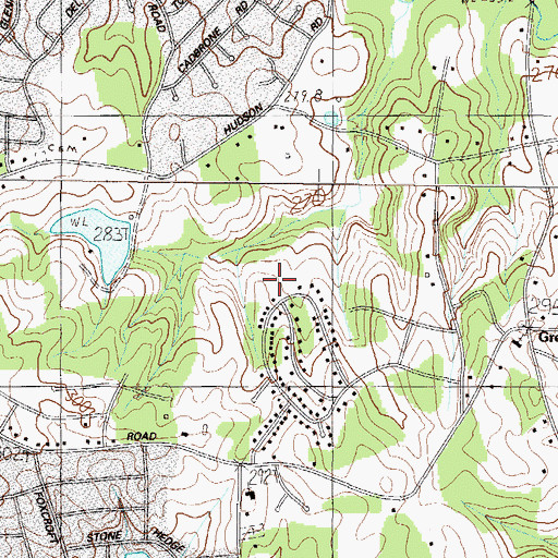 Topographic Map of W R Cely Pond Dam D-2892, SC