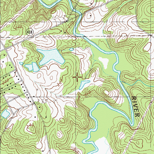 Topographic Map of Pete Pond Dam Number One D-2898, SC