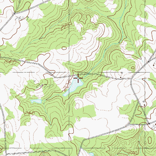 Topographic Map of Stallings Pond Dam Number One D-2900, SC