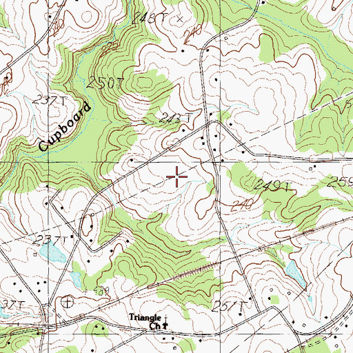 Topographic Map of Haven of Rest Pond Dam D-3133, SC