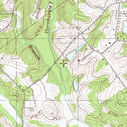 Topographic Map of Hollen Pond Dam D-3138, SC