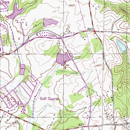 Topographic Map of J Hopkins Pond Dam D-3155, SC