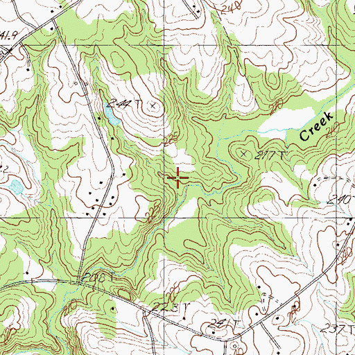Topographic Map of Parkwood Lake Dam D-3115, SC