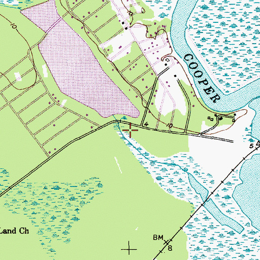 Topographic Map of Reeves Telecom Pond Number One Dam D-3479, SC