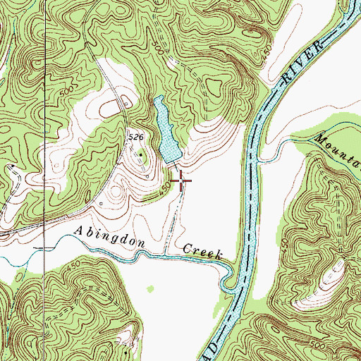 Topographic Map of Mattox Pond Dam D-3421, SC